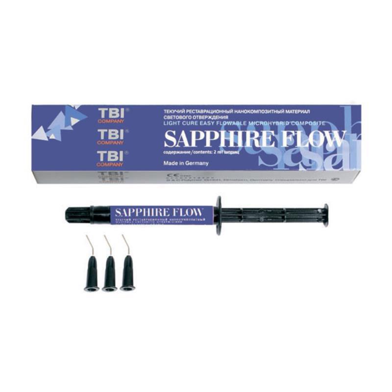 Сапфир флоу / Sapphire Flow текучий нанокомпозит с/о А2 шприц 2мл (3,5гр TBI-104-10 (старый арт.TBI-104-08) купить