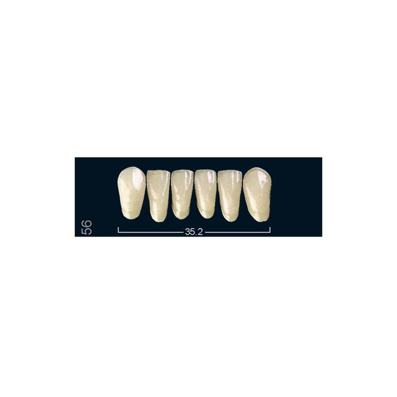 Зубы искуственные фронтальные нижние Ivoclar Set of 6 L UK56 A2 купить