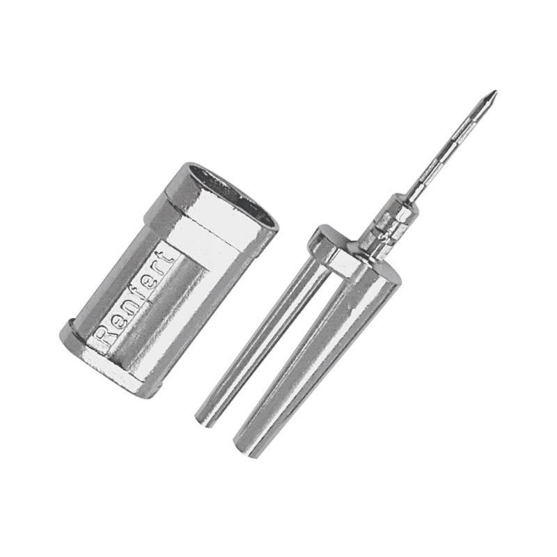 Штифт Би-пин / Bi-Pin короткий с втулкой и штекером 100шт 323-1000 купить