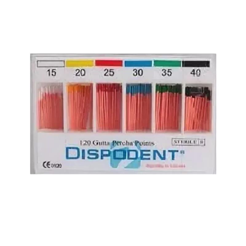 Штифты гуттаперчевые 06 №15 60шт Dispodent купить