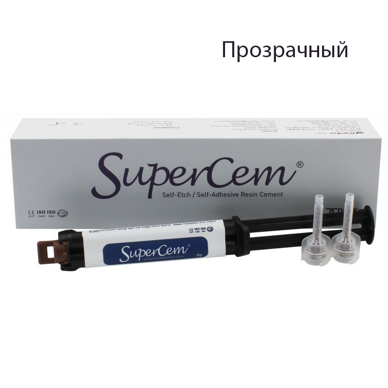 SuperCem / ЧамСуперЦем Прозр(5мл*1шпр,10 смес. након,10 оральн)Цемент д/непрямых реставр. купить